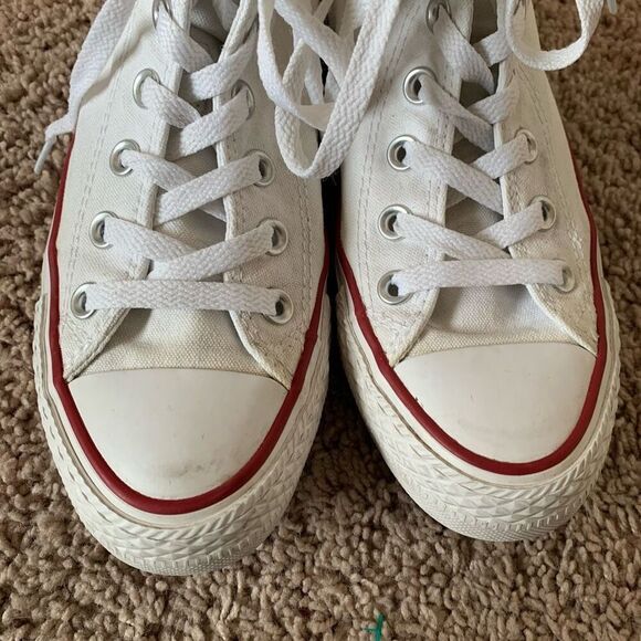 Converse Chuck All Star High Tops White W6 M 4 - Picture 2 of 7